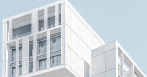 White building architecture wall weathering colour gloss shine testing