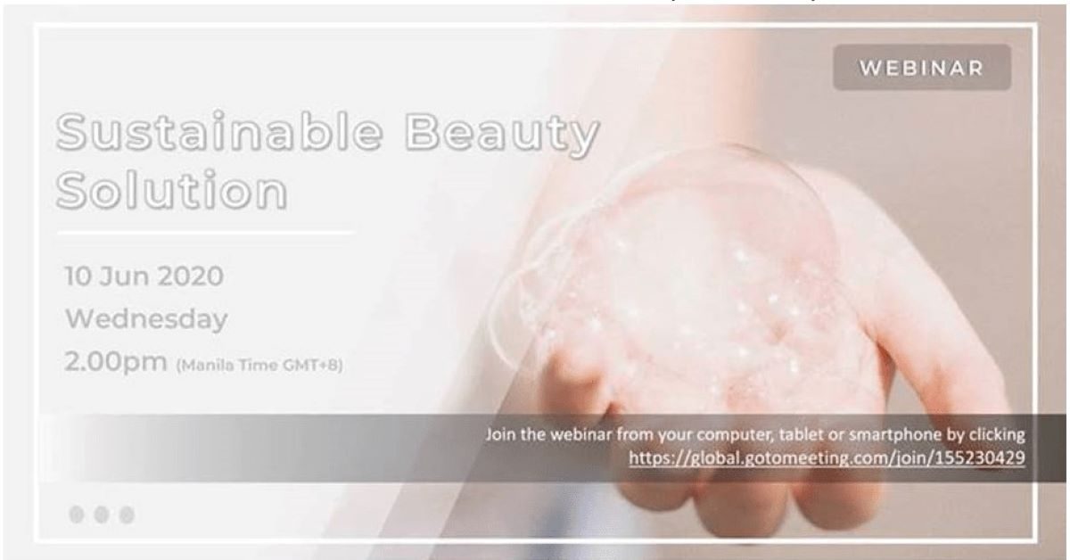webinar on sustainable beauty solutions